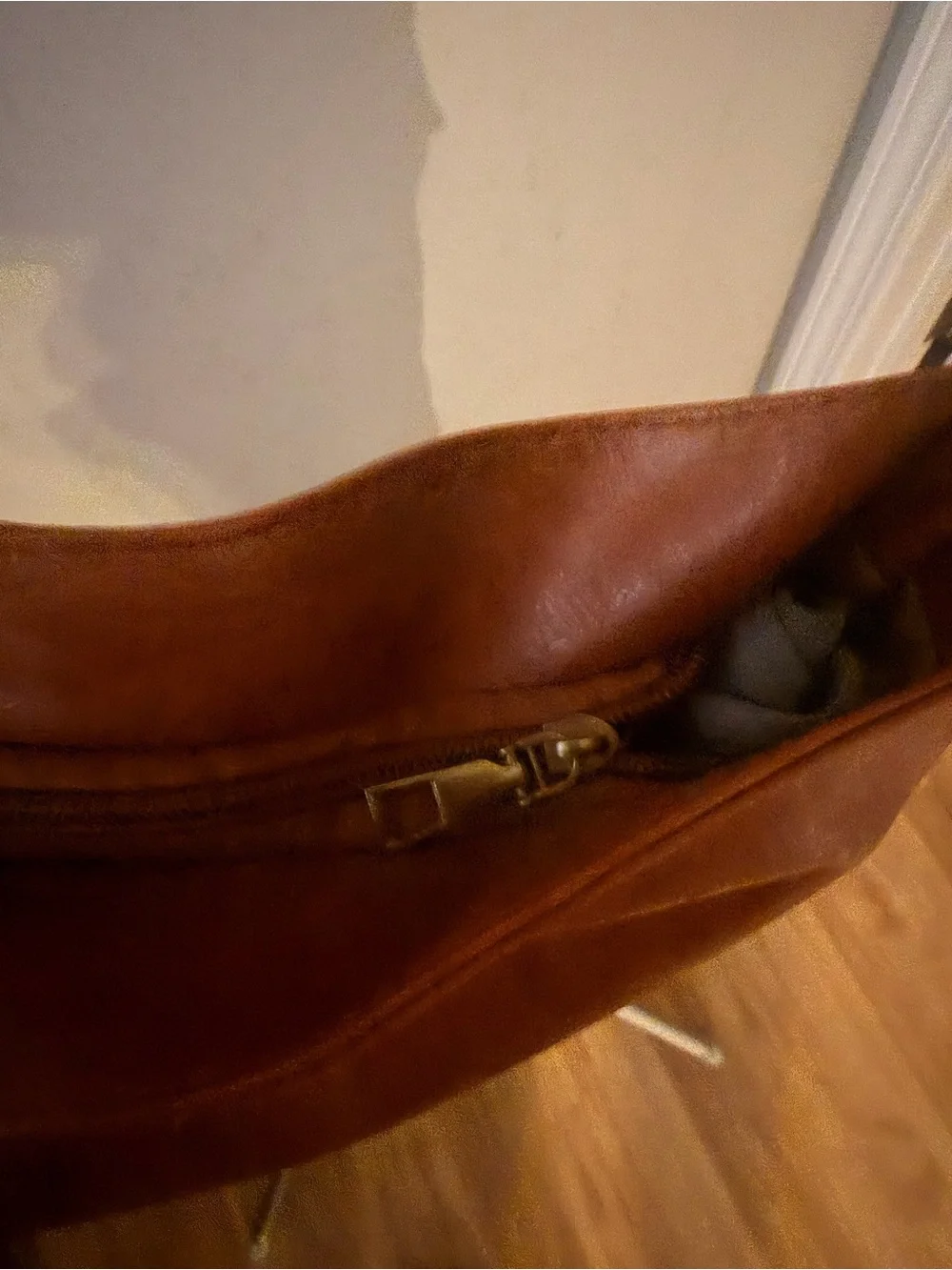 Shein Brown Vintage Retro Crossbody, Casual Shoulder purse with aqua strap - Picture 7 of 8